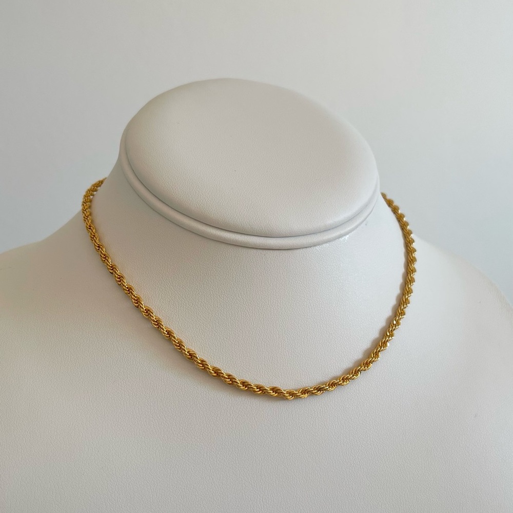 Dainty Rope Chain Choker Necklace